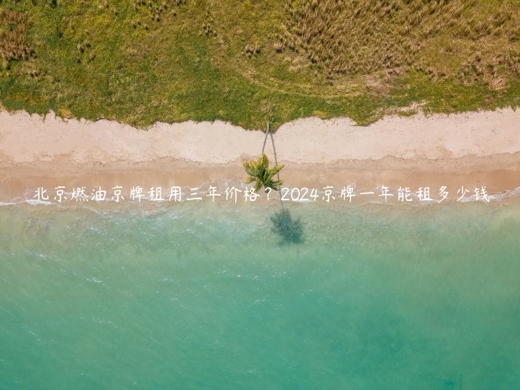 北京燃油京牌租用三年价格？2024京牌一年能租多少钱