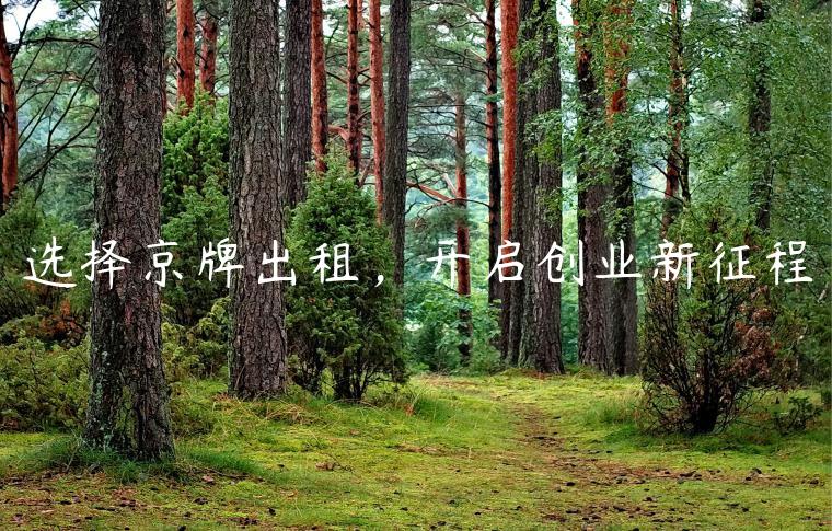 选择京牌出租，开启创业新征程