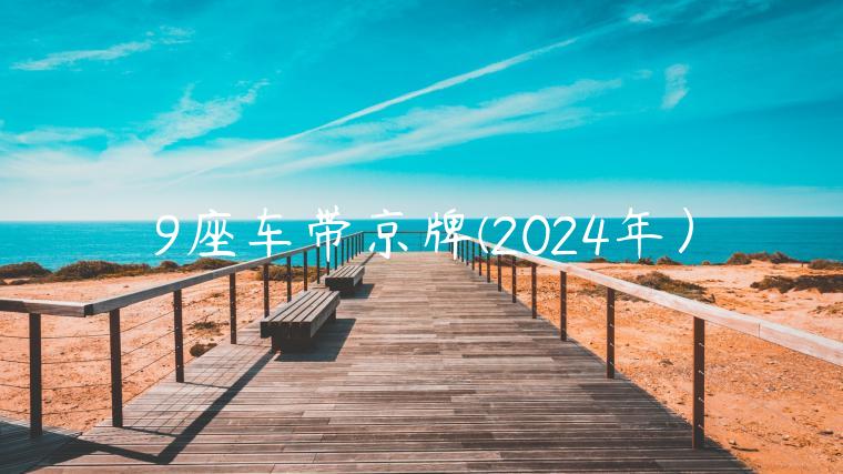 9座车带京牌(2024年）