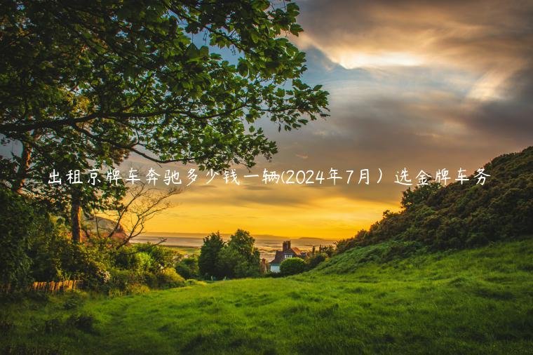 出租京牌车奔驰多少钱一辆(2024年7月）选金牌车务