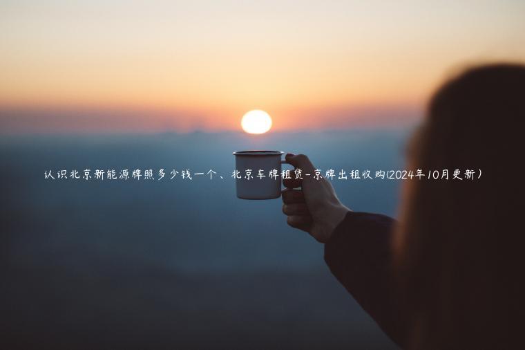 认识北京新能源牌照多少钱一个、北京车牌租赁-京牌出租收购(2024年10月更新）